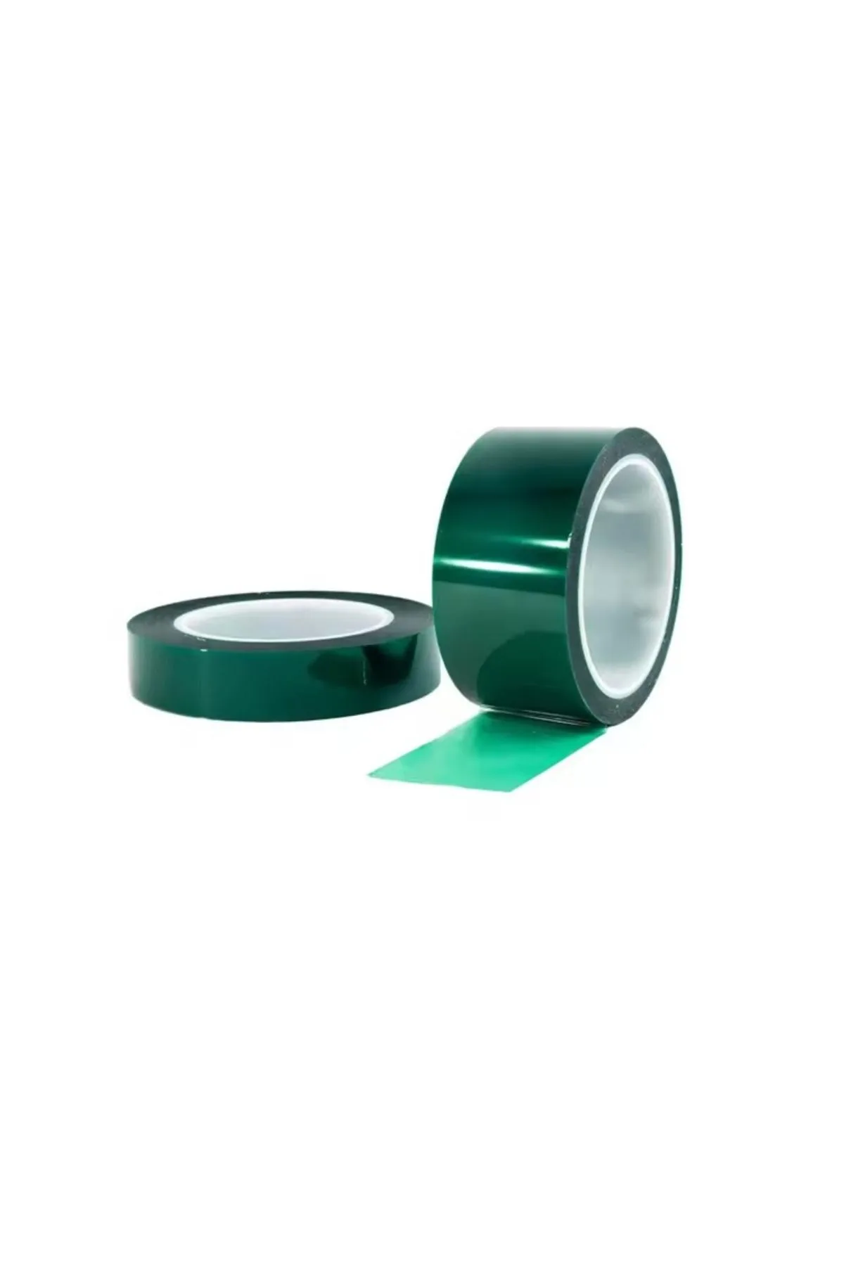 Yeşil Polyester Maskeleme Bandı 12mm x 66mt – 220°C Isıya Dayanıklı Boya ve Kataforez Bandı
